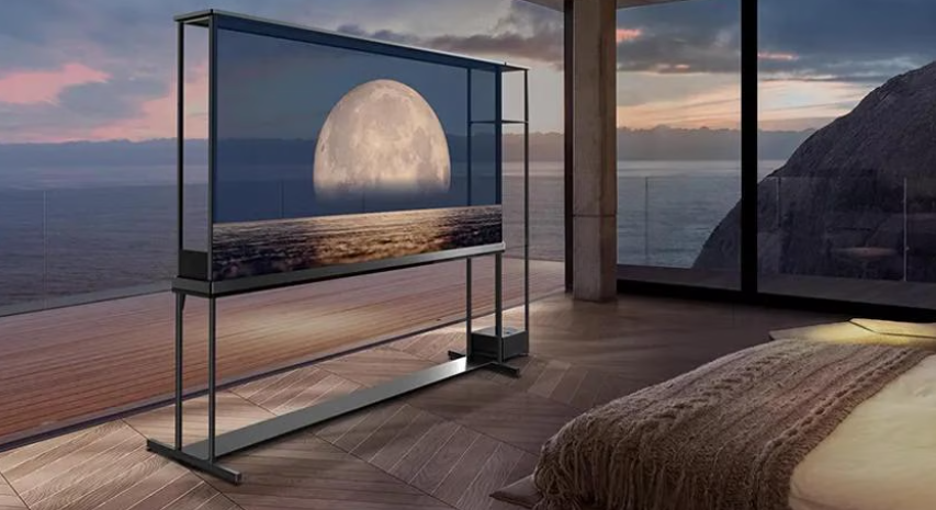 एलजी (LG) का ट्रांसपेरेंट / LG Transparent TV- 4K, 60,000 डॉलर में बिक्री के लिए उपलब्ध है।